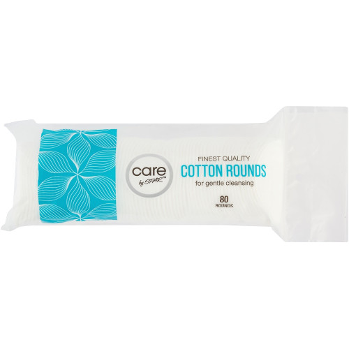 SPAR CARE COTTON ROUNDS 80' (RF)
